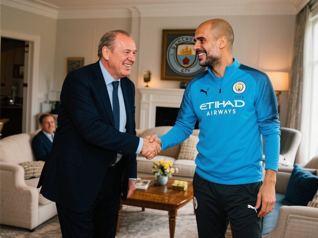 曼城老板的亲自邀请，显然是一种高规格的重