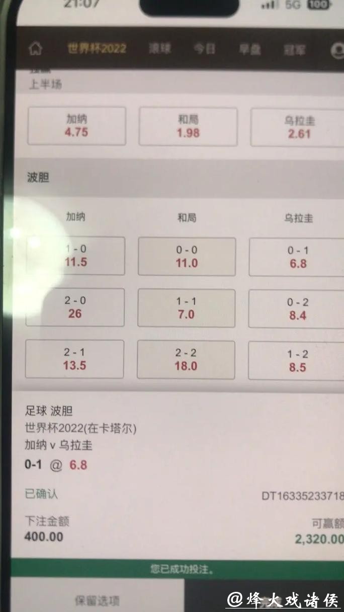 世界杯下注:常见下注类型全面解析 世界杯下注:常见下注类型全面解析